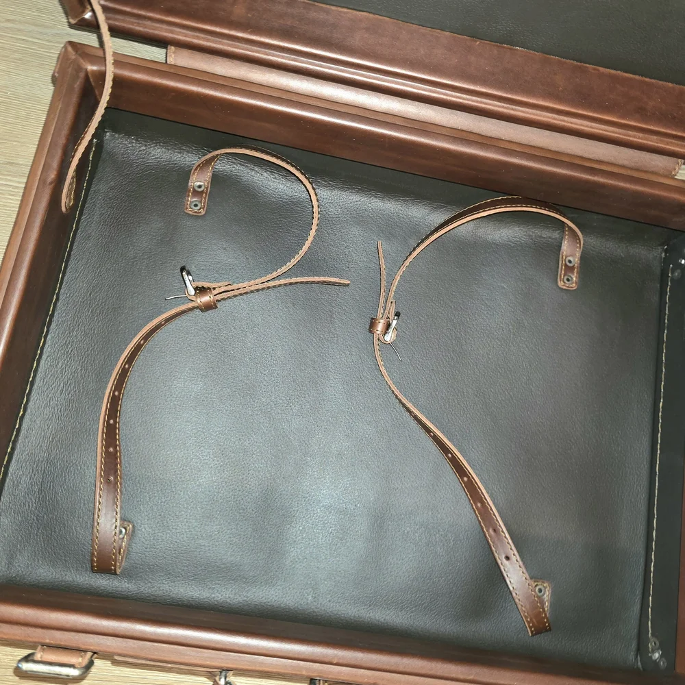 2015 Saddleback Leather Suitcase (hard sided, well traveled)